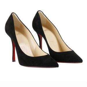 Christian Louboutin Suede Decoltish 100mm Size 40.5